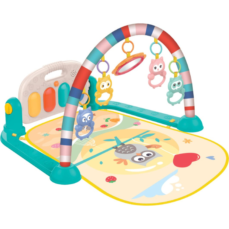 KIKKABOO Playmat Happy Owl Blue