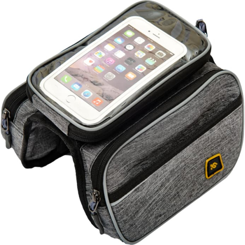 Good Bike frame bag "Éminence Grise", grey, model 92984.