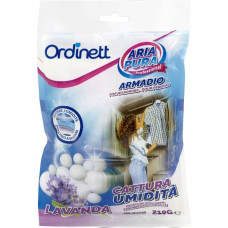 Ordinett fuktabsorberare för garderob, med kristaller, 210 g, lavendeldoft