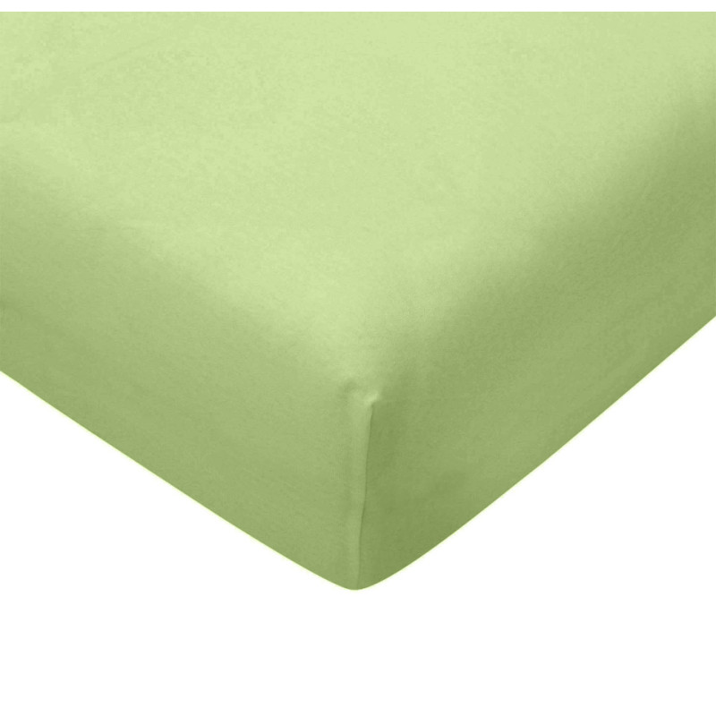 Miniania Vattentät lakan JERSEY 120x60 cm GREEN