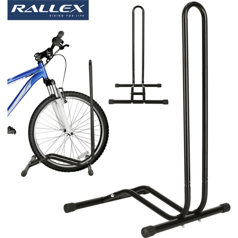 Metallcykelställ, svart