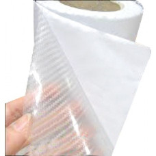 Rulle med genomskinlig 3D-kolfiberfilm, 1,27 × 28 m