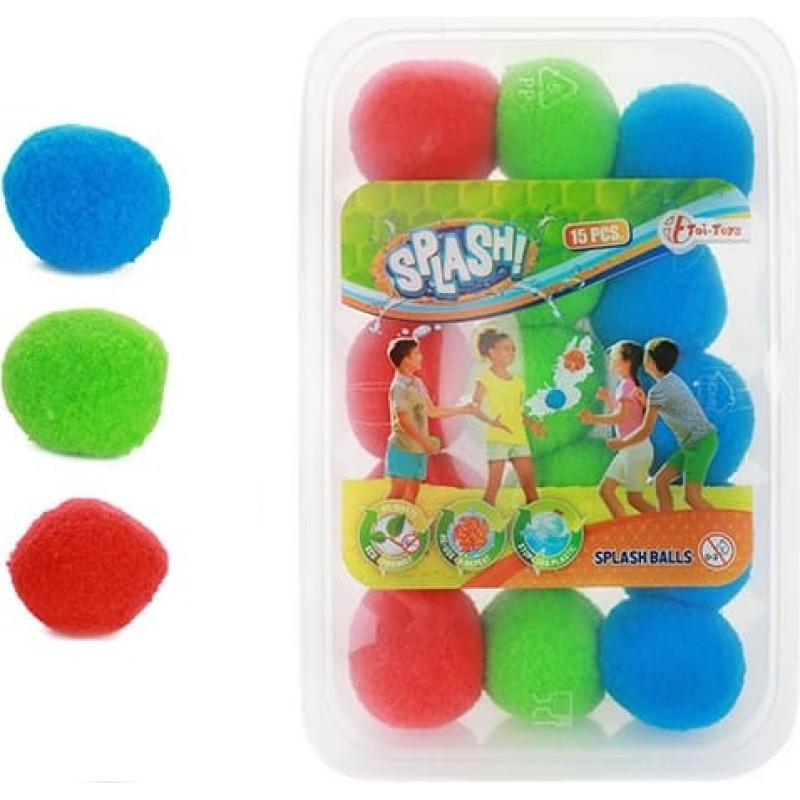 Splash vattenballonger – 5 cm, 15 st