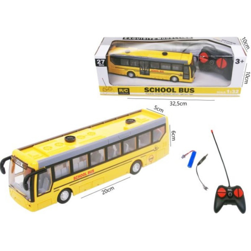 HIPO 51421 – 20 cm fjärrstyrd buss med laddare
