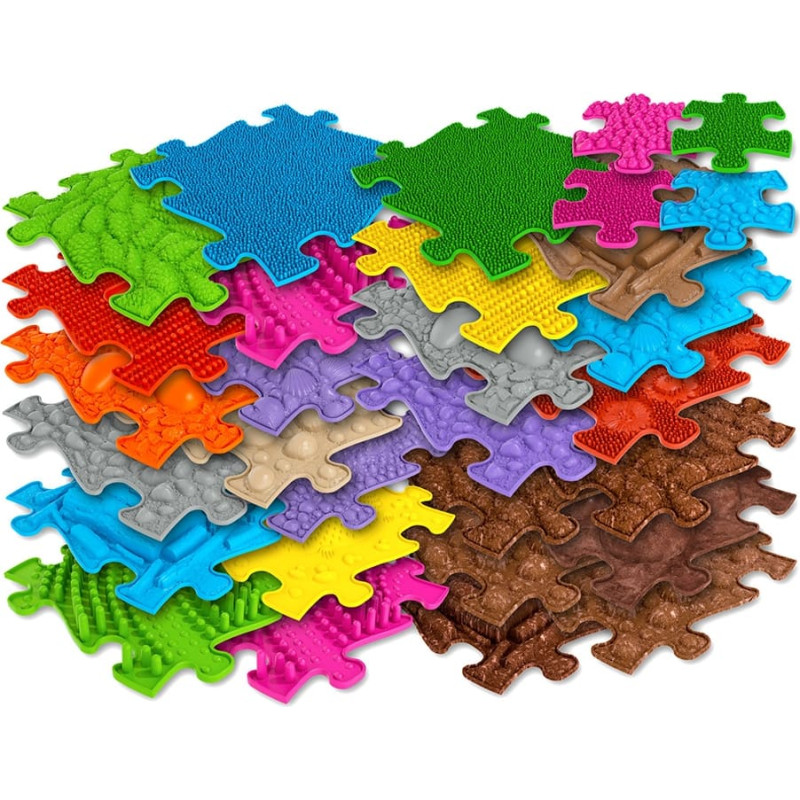 Woopie ortopedisk sensorisk matta "Royal Puzzle" – 26 delar + 4 små