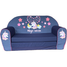 Delta Trade DT2 mjuk utdragbar fåtölj för barn - DT2-1931F