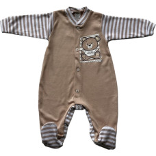 Zuzia sparkdräkt SWEET BABY, brun, 68 cm (0421)