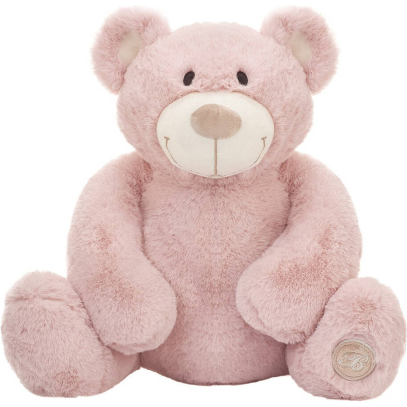 Beppe Gosedjur - 13974  - TEDDY BEAR - JACOB - PINK - 25 cm