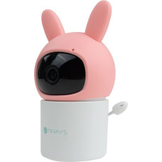 Mary's MW61444 – roterande elektronisk babyvakt, Rosa kaninkamera, WiFi, TUYA
