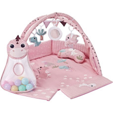 Tinymini CC9881 pedagogisk lekmatta Dino Pink