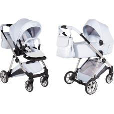 Junama Universal stroller 2 in 1 Ellegante Lame’ 03 blue