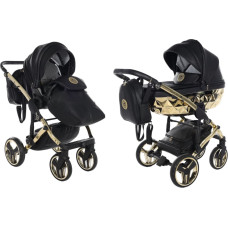 Junama Universell barnvagn 2 in 1 HandCraft 05 black/gold