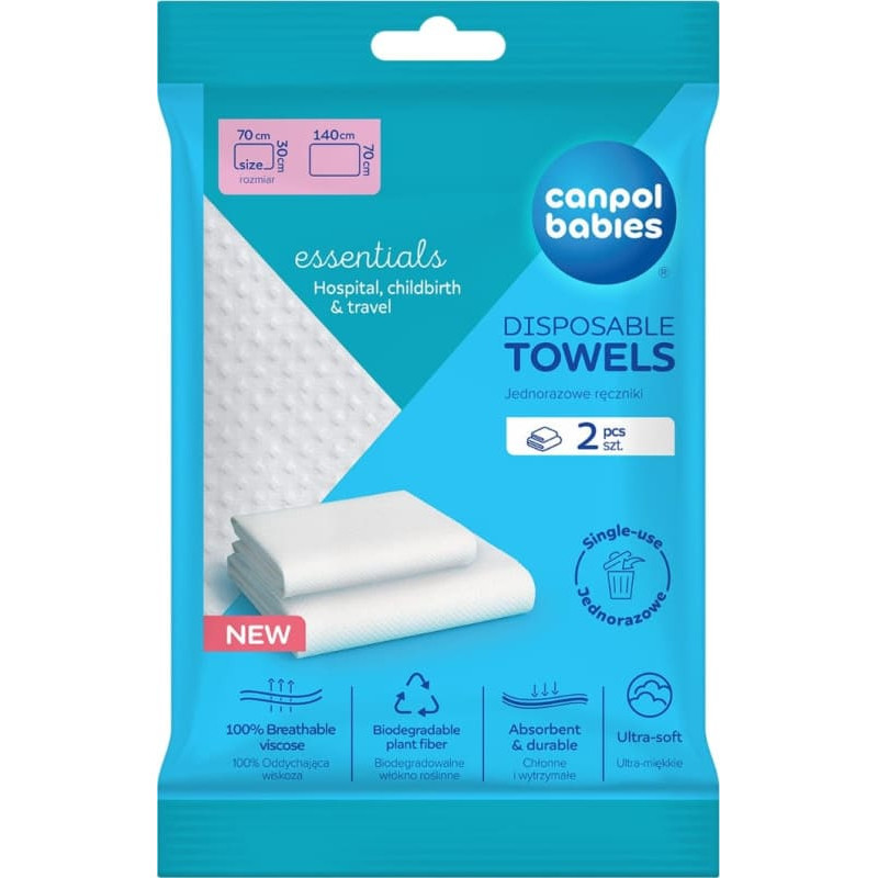 Canpol engångshanddukar, 2-pack, 78/025
