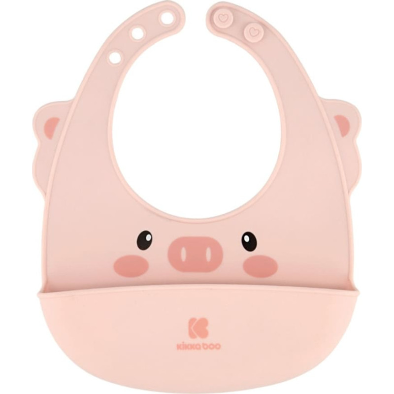 Silicone bib Pink