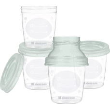 Breast milk storage containers with adaptor Mint