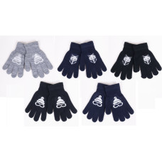 Yo Baby Gloves with Reflective Print 16 cm BOY RED-0237