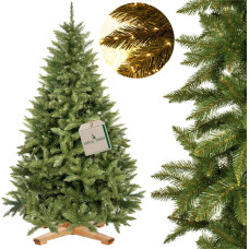 Springos CT0187 Artificial fir tree 220 cm Premium Royal Trees, Caucasian fir, with wooden stand