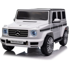 KIKKABOO uppladdningsbar bil Licensed Mercedes Benz G500 White