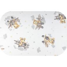 Ega Kids blöja - 29590 - TETRA PRINT - EGA - BEAR in PLANE -  storlek 70x80 cm