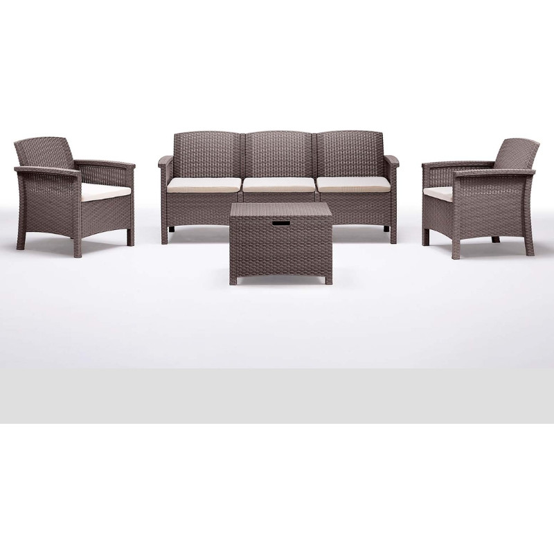 Bica Trädgårdsmöbelset Set Venezia 3 Brun