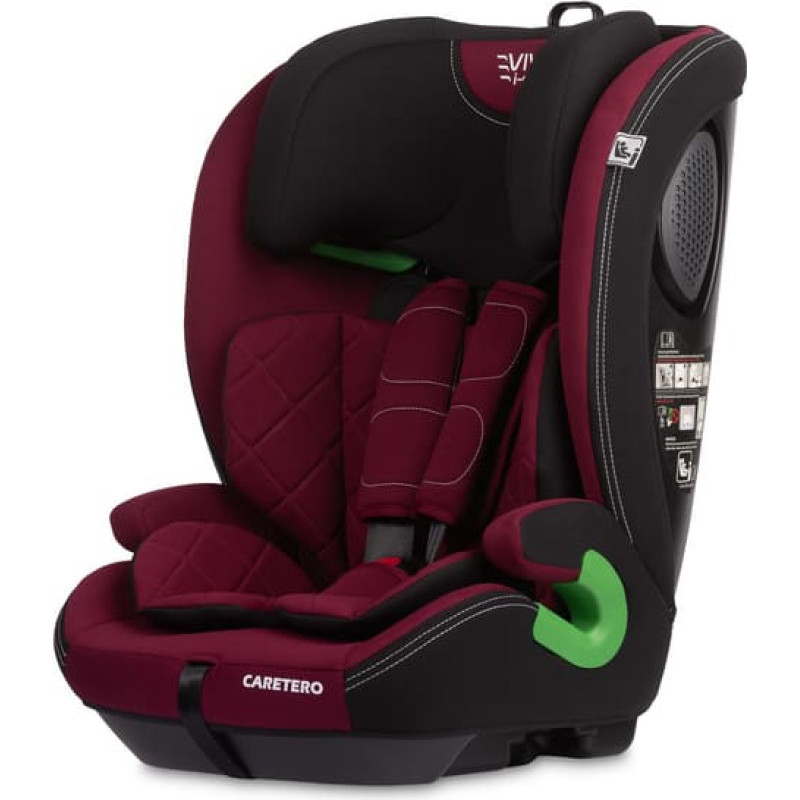 Caretero Bilbarnstol VIVO I-SIZE BURGUNDY (76-150)