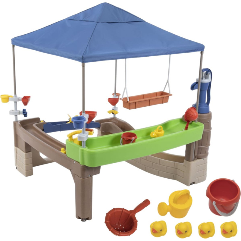 Step2 vattenlekscenter med pump och baldakin Pump & Splash Shady Oasis