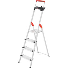 Hailo hushållsstege L85 ComfortLine, aluminium, 4 steg