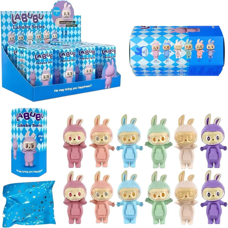 Telefonfigur – Labubu i Sonny Angel-stil