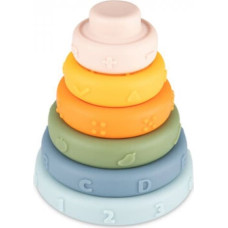 CANPOL BABIES sensora gredzenu puzles piramīda, 79/103