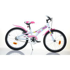 Bimbo Bike Children's bicycle 20'' "CANDY", white/pink
