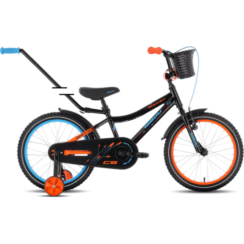 Tabou Children's bicycle TABOU Rocket CS ALU, 20" black-orange