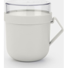 BRABANTIA Make & Take zupas kārba, 0.6L, light grey