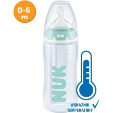 NUK 741148 Butelka FC+ 300 ml ANTI-COLIC Professional ze wskaźnikiem temperatury smoczek silikonowy 0-6 m