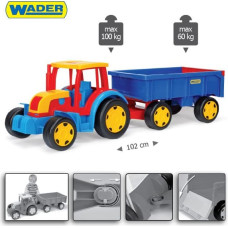 Wader 66100 Gigant - Traktor z Przyczepą