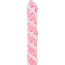 Braided bumper 180cm 4 braids (15cm) Pink