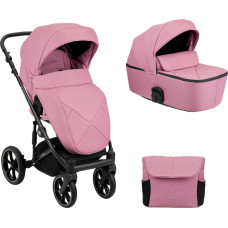 Stroller 2in1 with plastic carrycot Amani Pink