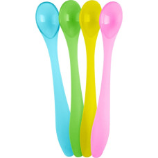 Set PP spoons 4pcs Rainbow