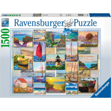 Ravensburger puzzle Coastal Collage 1500p 16820