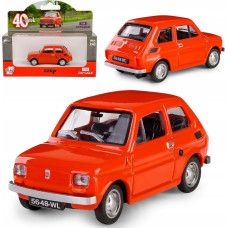 DAFFI FIAT bilmodell 126P 40-årsjubileum, skala 1:43