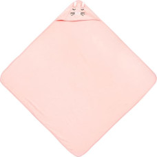 Sensillo BATHFRIENDS badhandduk med huva 100x100 RABBIT PINK