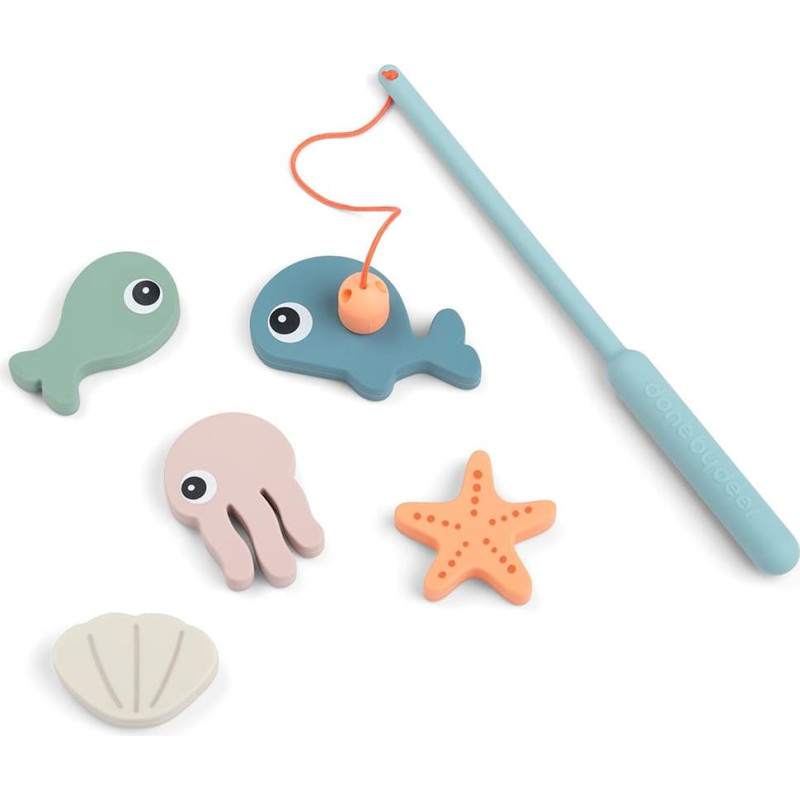 Done By Deer bath fishing toy Sea friends Colour Mix