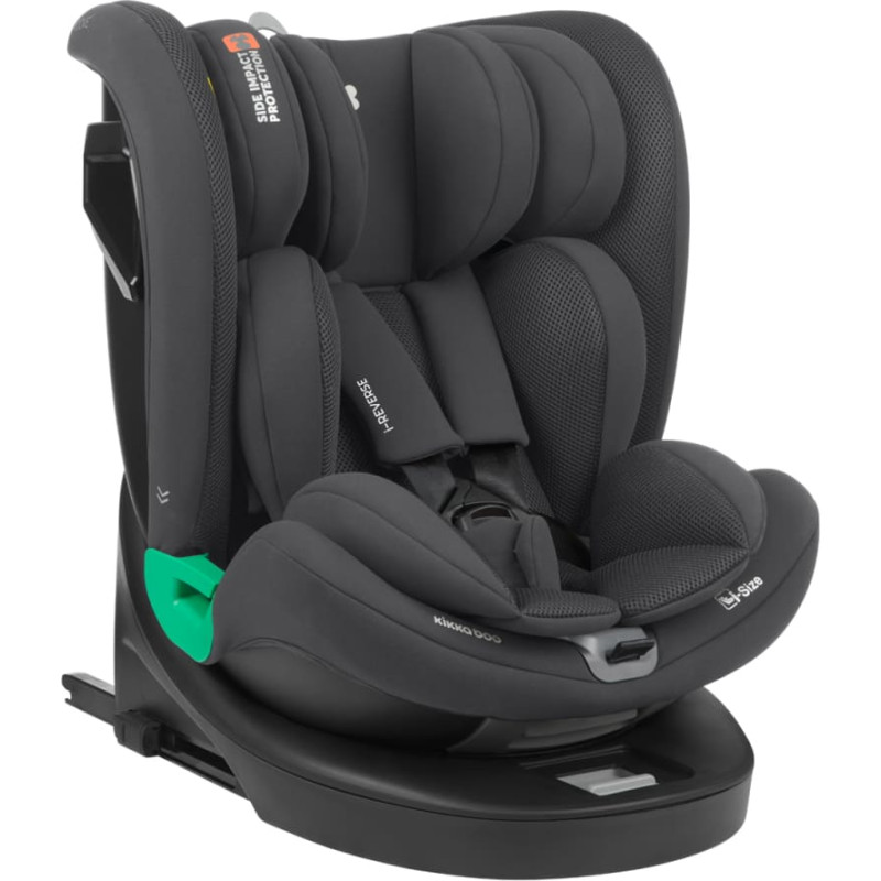 KIKKABOO bilbarnstol 40-150 cm i-Reverse i-SIZE Dark Grey