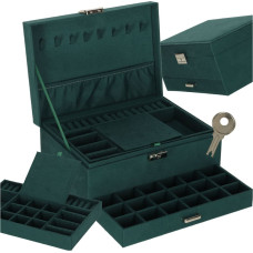 Smyckeskrin med lådor – green