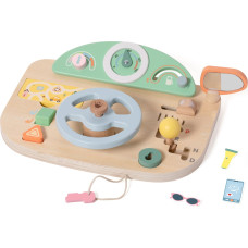 Classic World multifunktionell trämanipulationstavla – motorisk rattpanel