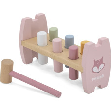 Viga bank med hammare – rävdesign