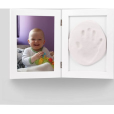 Odcisk Bobasa - Ramka z Glinką biała