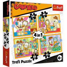 Trefl pusselset ”Garfield” – 4 i 1