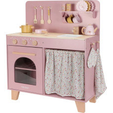 Little Dutch Wooden Play Kitchen with sound `Pink` FSC