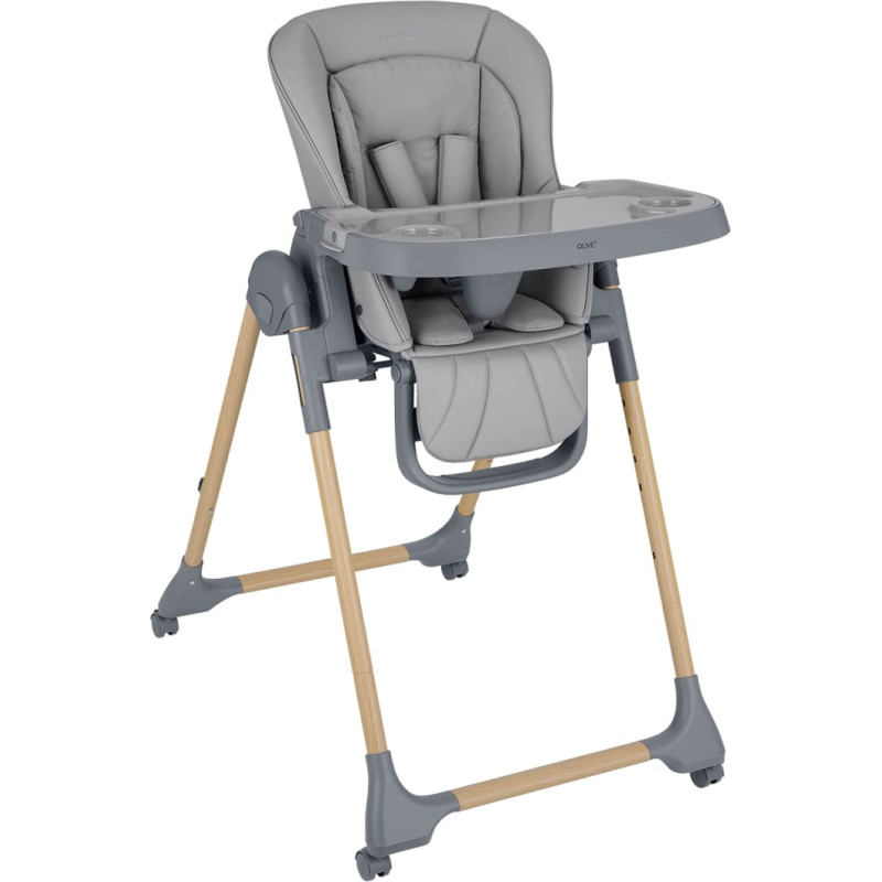 KIKKABOO Matbord för barn Olive 2 Grey