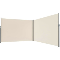 LUARO Seitenmarkise für Terrasse, ausziehbarer Sichtschutz 181 x 620 cm Beige